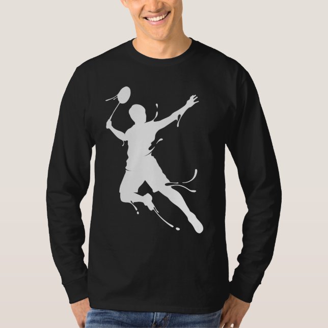 Camiseta Sayings For Badminton  Men Women Family Friends (Frente)
