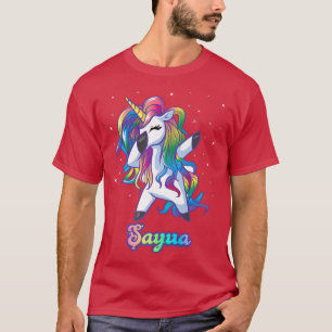 Camiseta SAYUA Unicorn Oferece Presentes Para Raparigas De