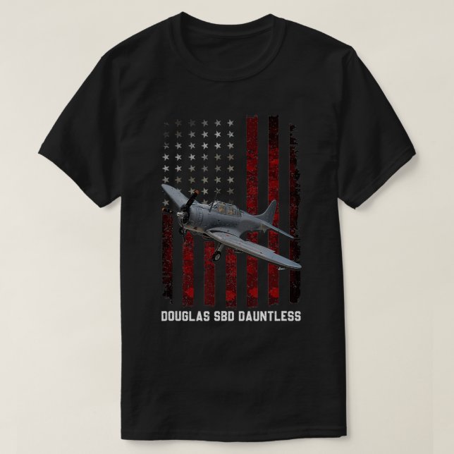 Camiseta SBD Dauntless WorldII A24 Banshee (Frente do Design)