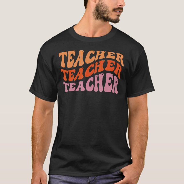 Camiseta Sc Elementar Colorida Inspiracional Do Professor R (Frente)
