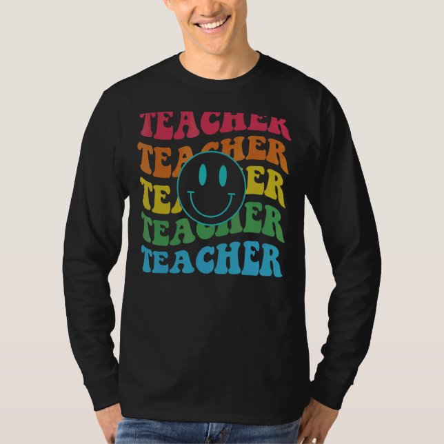 Camiseta Sc Elementar Colorida Inspiracional Do Professor R (Frente)