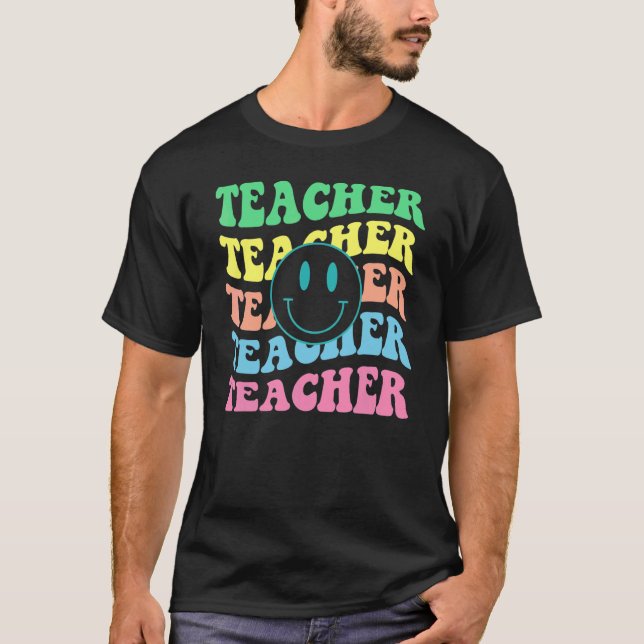 Camiseta Sc Elementar Colorida Inspiracional Do Professor R (Frente)