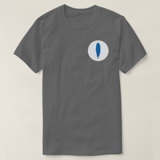 Camiseta SCA Clan Blue Feather T Shirt (Frente do Design)