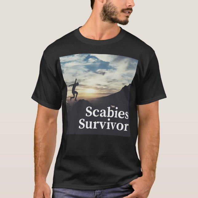 Camiseta Scabies Survivor (Frente)