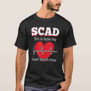 Camiseta Scad É Assim Que Meu Coração Bate Agora O Reco