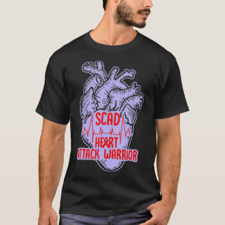 Camiseta SCAD Heart Attack Survivor Pride Warrior Awareness