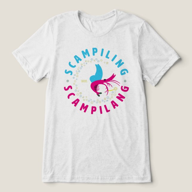 Camiseta Scampi fada (Design frontal)