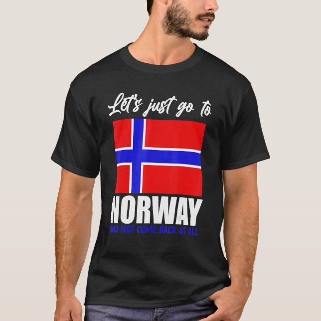 Camiseta Scandinavia   Norwegian Flag Nordic Country Norway (Frente)