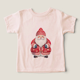 Camiseta Scandinavian Folk Santa Claus