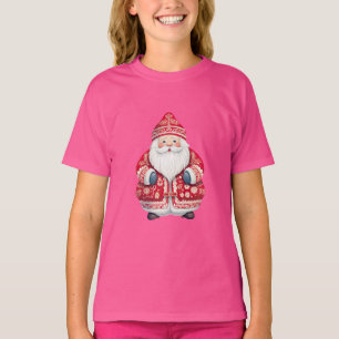 Camiseta Scandinavian Folk Santa Claus