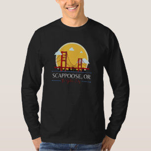 Camiseta Scappoose OR Ponte Golden Gate Geografia Errada Es