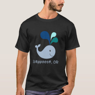 Camiseta Scappoose Oregon Cute Whale Lover Cartoon