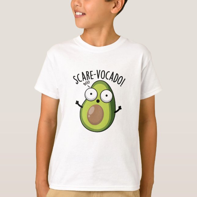 Camiseta Scare-vocaco Funny Avocado Pun (Frente)