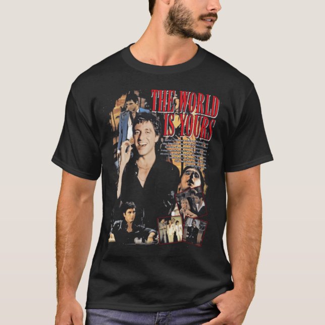 Camiseta Scarface O Mundo É Seu (Frente)