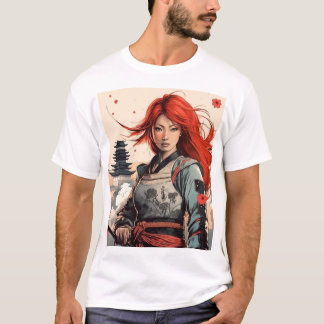 Camiseta Scarlet Blossom Samurai