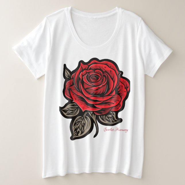 Camiseta Scarlet Harmony (Frente do Design)