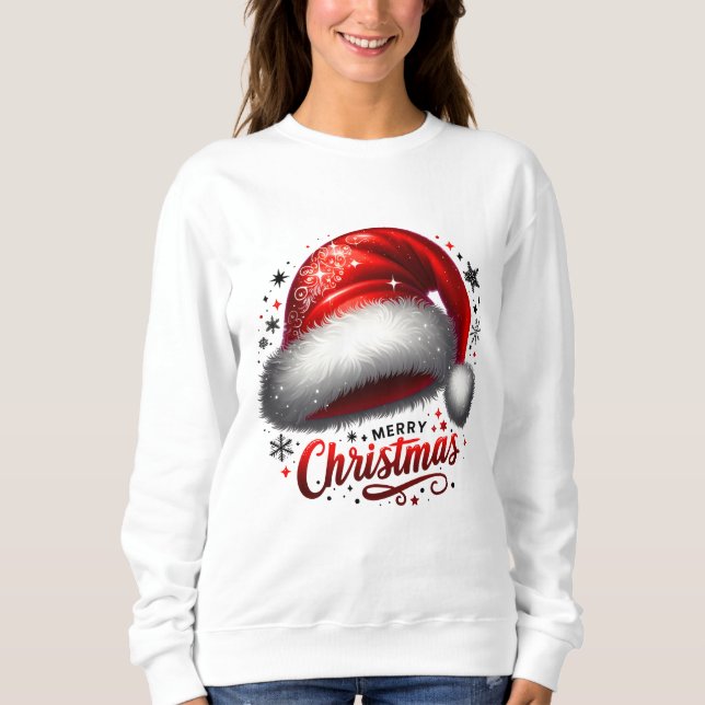Camiseta Scarlet Santa Hat Glow (Frente)