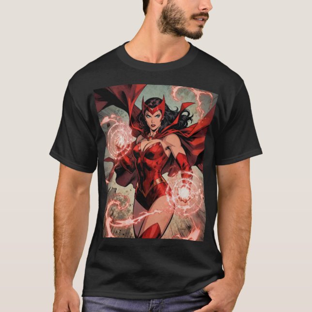 Camiseta Scarlet Witch – Chaos Magic Unleashed (Frente)