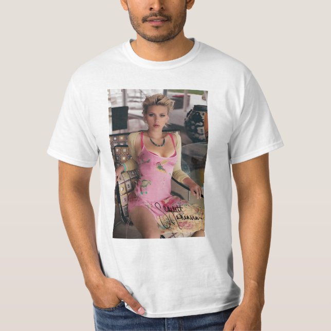 Camiseta Scarlett Johansson Vintage (Frente)
