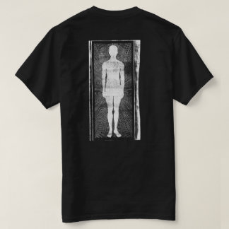 Camiseta Scary Art, Abstract Surrealist Man Silhouette