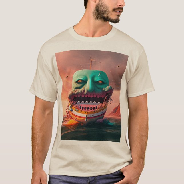 Camiseta Scary boat (Frente)