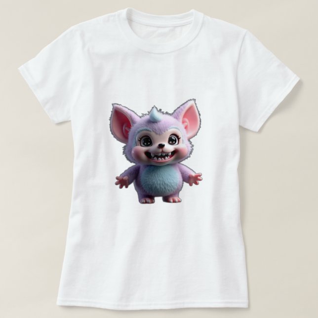 Camiseta Scary doll (Frente do Design)