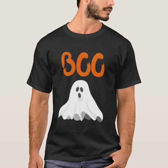 Camiseta Scary Halloween Boo Ghost (Frente)