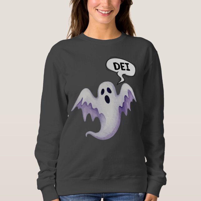 Camiseta Scary Halloween fantasma DEI (Frente)