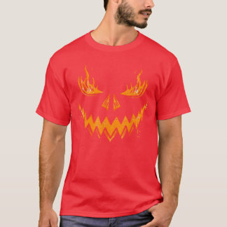 Camiseta Scary Pumpkin Jack O Lantern Face Spooky Halloween