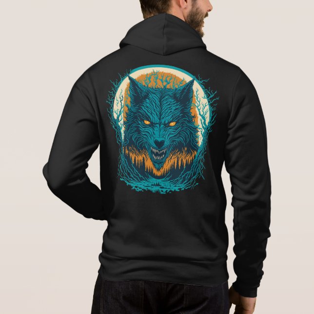 Camiseta Scary Werewolf (Verso)