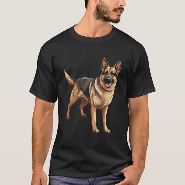 Camiseta Schäferhund - German Shepherd (Frente)
