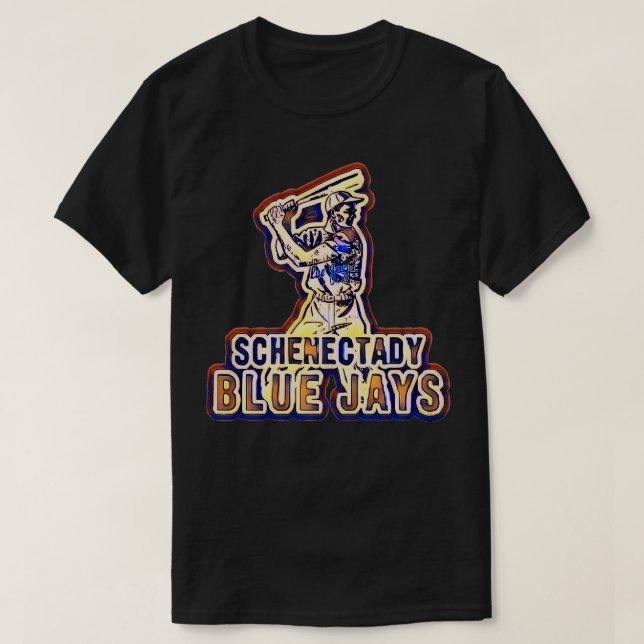 Camiseta Schenectady Blue Jays Baseball Club (Frente do Design)