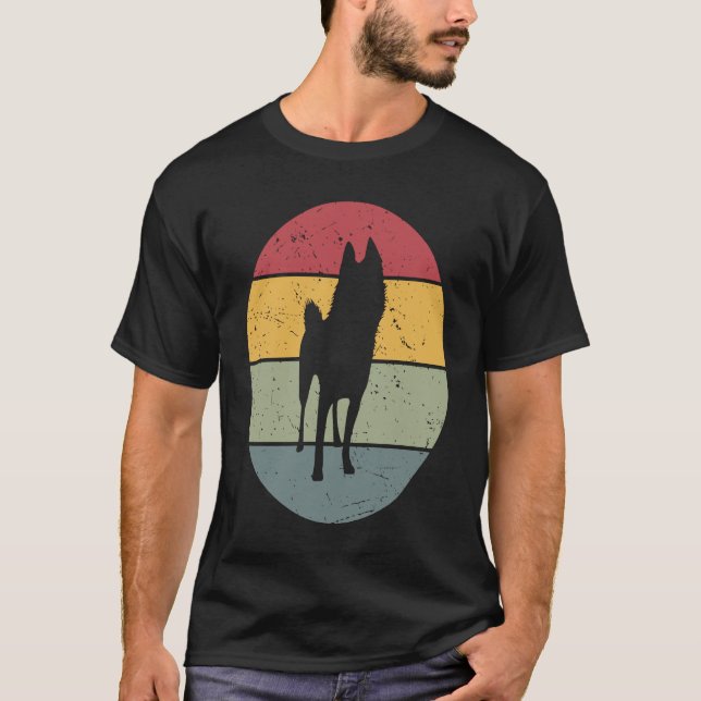 Camiseta Schipperke Vintage (Frente)