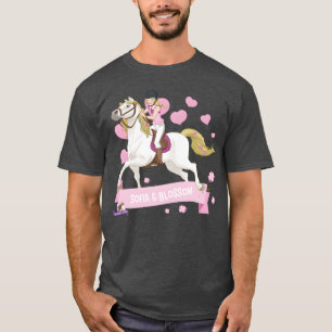 Camiseta Schleich HORSE CLUB Sofia Blossom saindo garota