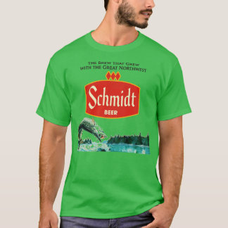 Camiseta Schmidt Beer Retro Defunct Fish Nature Cena