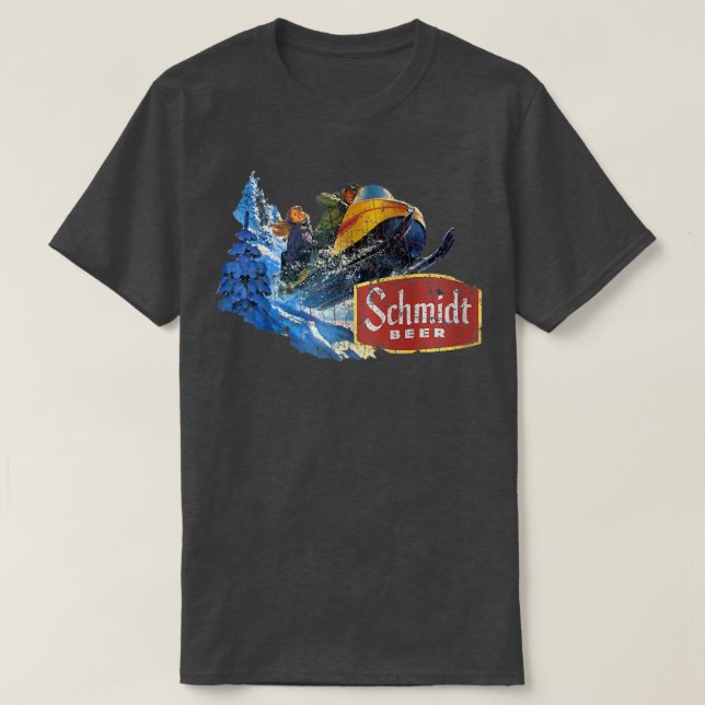 Camiseta Schmidt Beer Snowmobile (Frente do Design)