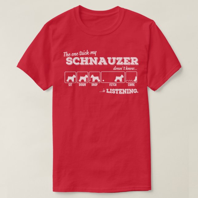 Camiseta Schnauzer 3 (Frente do Design)