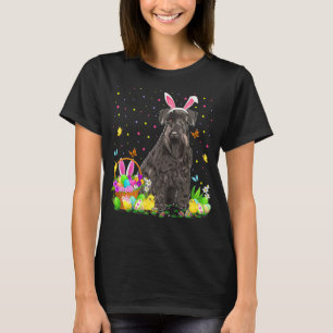 Camiseta Schnauzer Cão Cachorro Páscoa Caçando Páscoa Schna