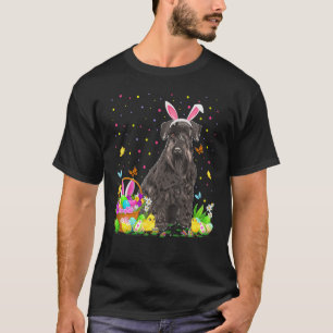 Camiseta Schnauzer Cão Cachorro Páscoa Caçando Páscoa Schna