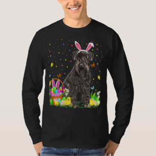 Camiseta Schnauzer Cão Cachorro Páscoa Caçando Páscoa Schna