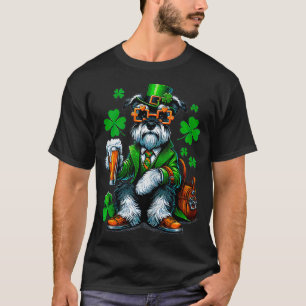 Camiseta Schnauzer Costume Santo Paddys Day For Lover Dog T