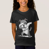 Schnauzer Cute Dabbing Funny Dab Dance Gift