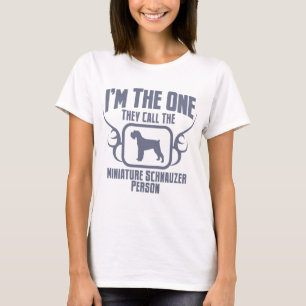 Camiseta Schnauzer diminuto