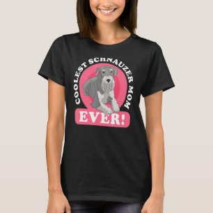 Camiseta Schnauzer Mãe, Proprietário do Cachorro Schnauzer