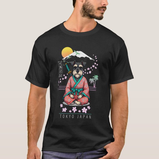 Camiseta Schnauzer Miniatura (Frente)