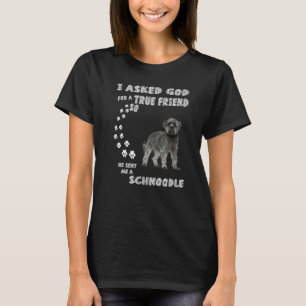 Camiseta Schnauzer Poodle Dog Cita Mãe Pai Figurino Fato Sc