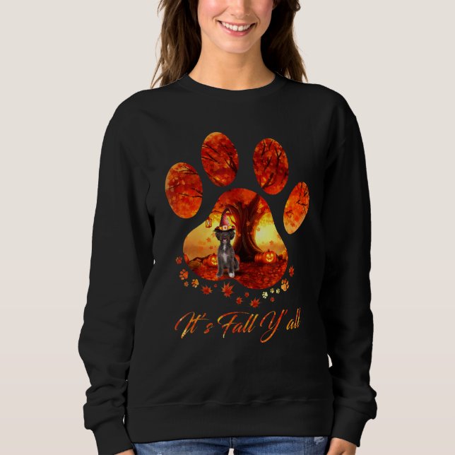 Camiseta Schnoodle É A Pata De Cachorro De Queda (Frente)