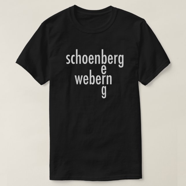 CAMISETA SCHOENBERG (Frente do Design)