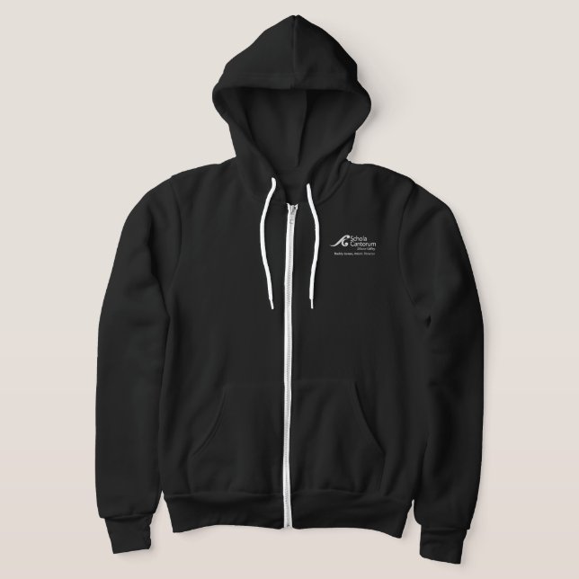 Camiseta Schola Cantorum Hoodie zip jaqueta para mulheres o (Postura )
