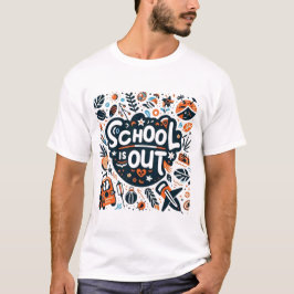 Camiseta School Is Out Summer Vacation Playtime
